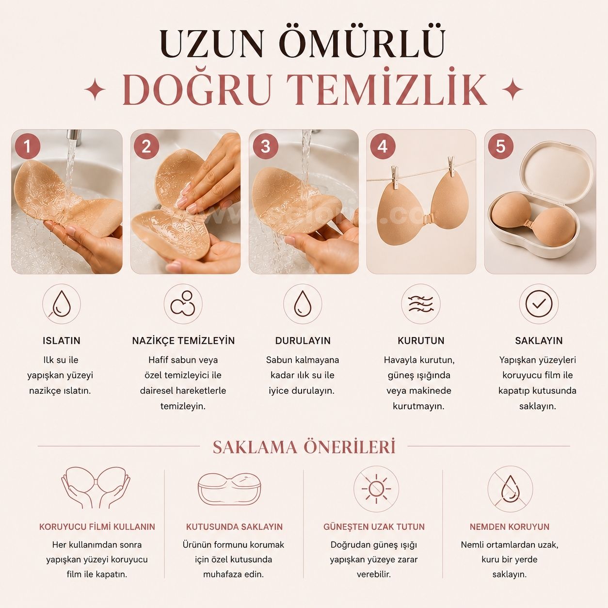 Seloria® Push-Up Yapışkanlı Sütyen