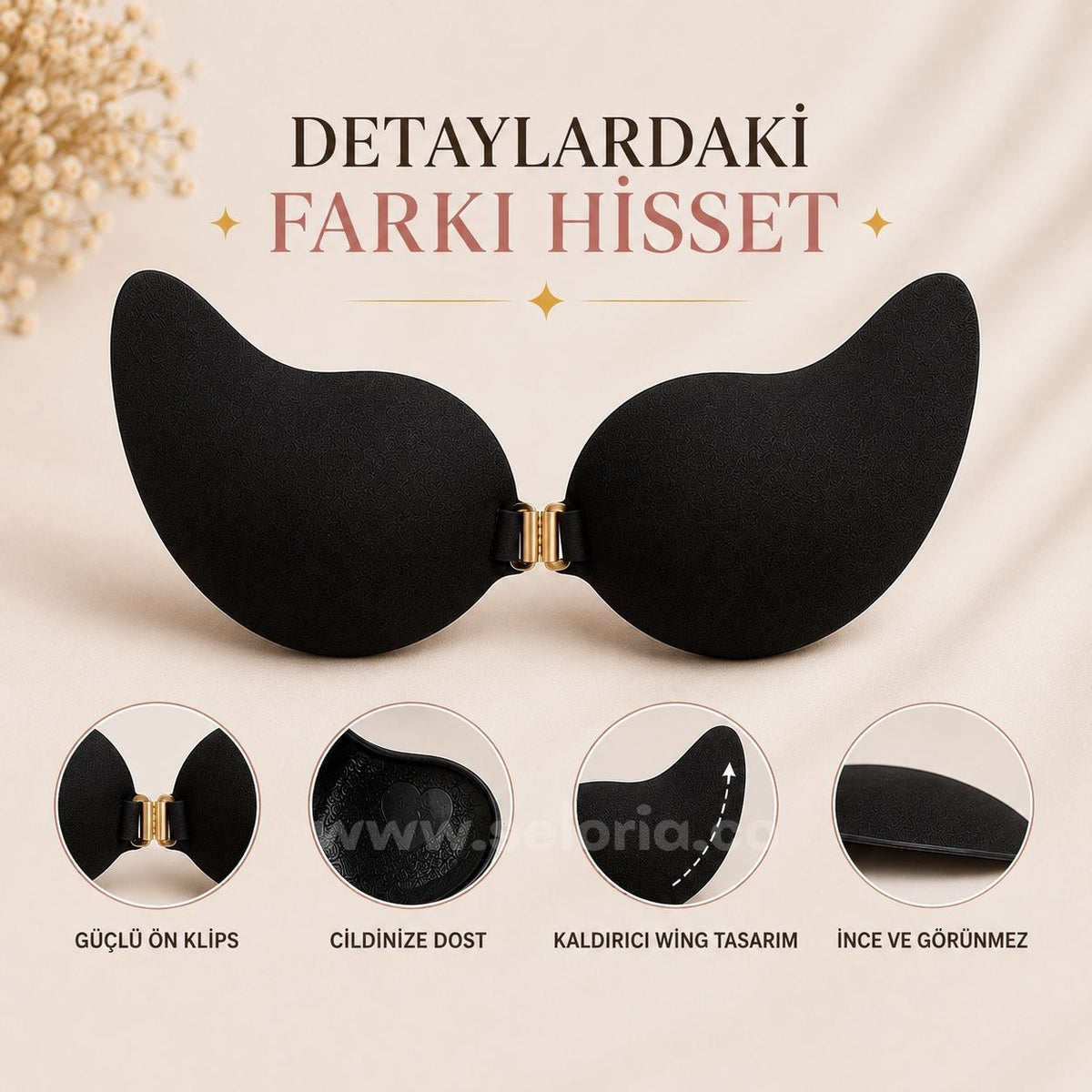 Seloria®  Push-Up Yapışkanlı Sütyen
