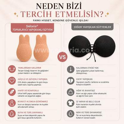 Seloria® Tavşan Kulaklı Toparlayıcı Sütyen