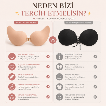 Seloria Push-Up Yapışkanlı Sütyen